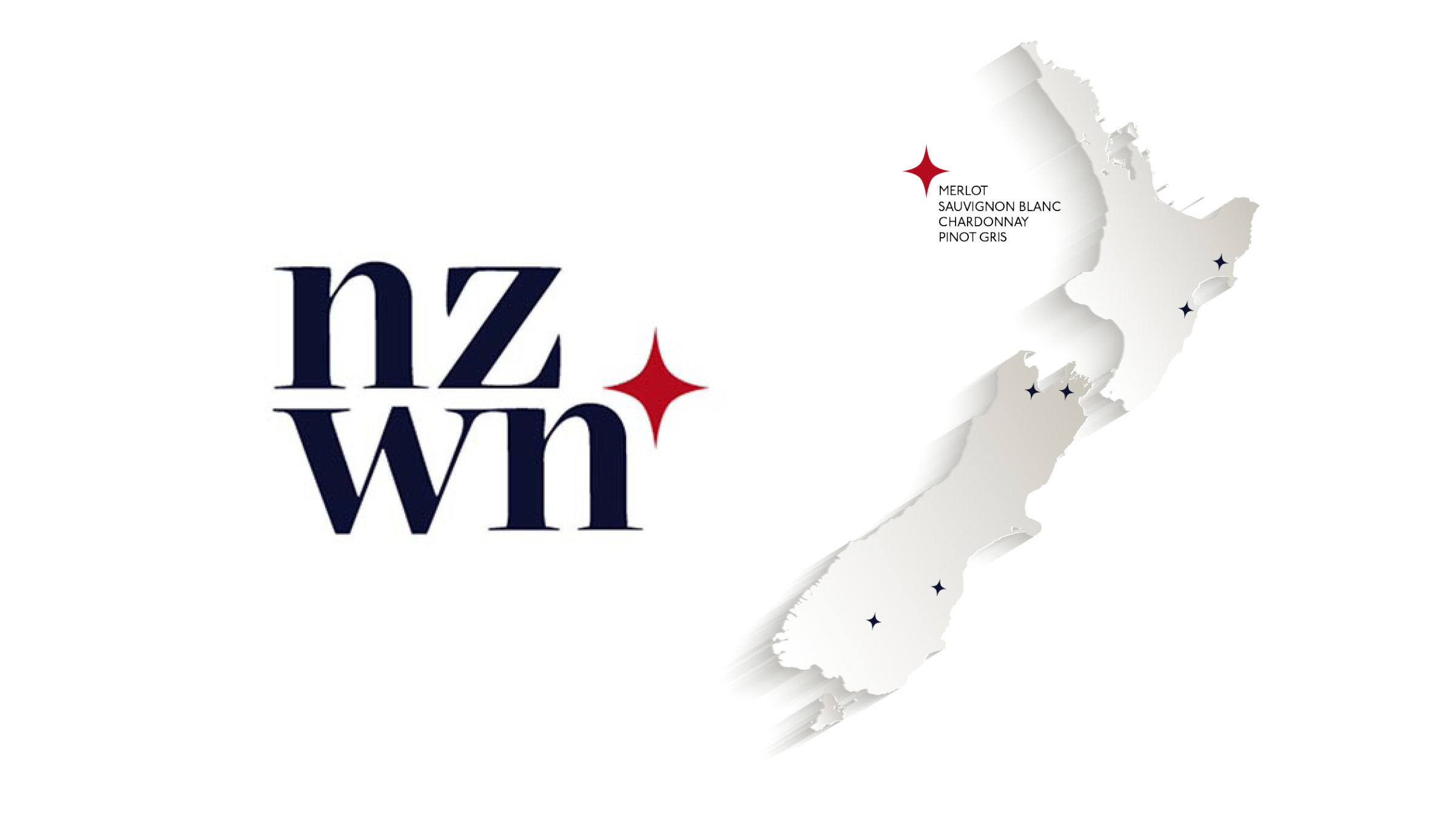 NZ Wine Navigator visual identity example
