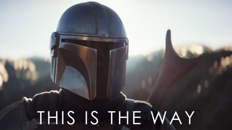 Star Wars Mandalorian meme saying This is the way