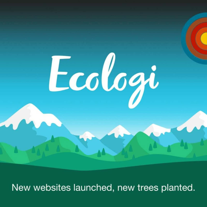 Ecologi Logo, with text reads 