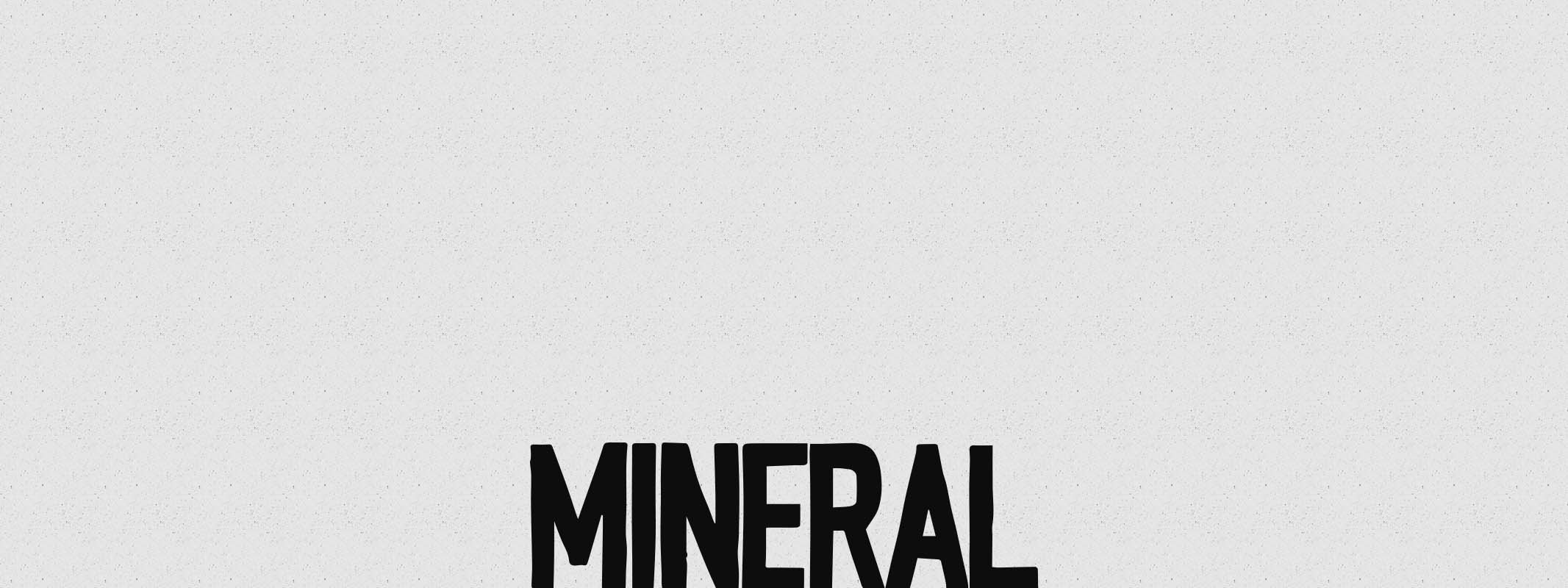 Mineral Wines logo superimposed on a textured background 