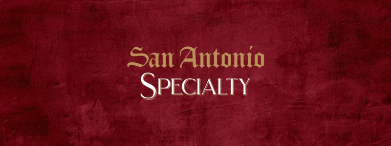 San Antonio Winery logo superimposed over a styled background