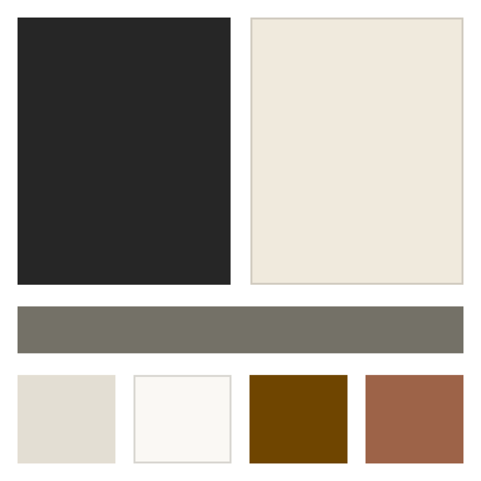 Hillside brand colour palette
