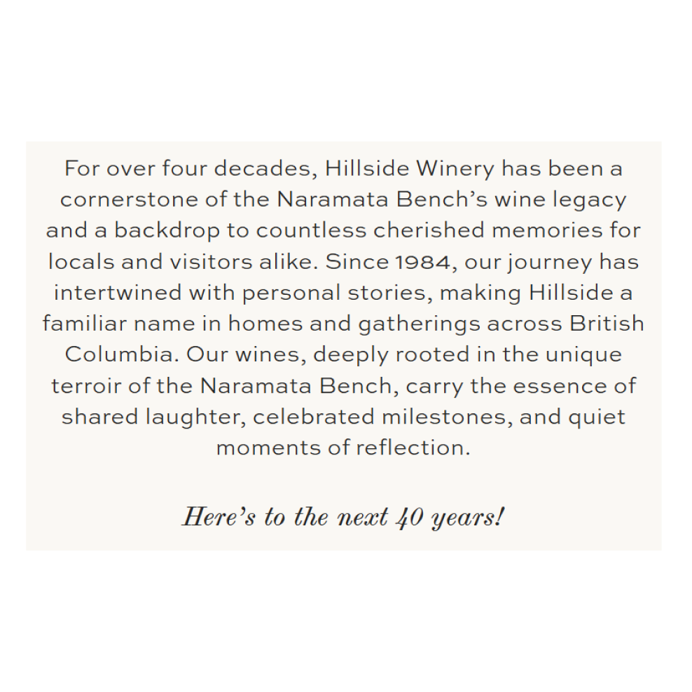 Hillside home page introduction text