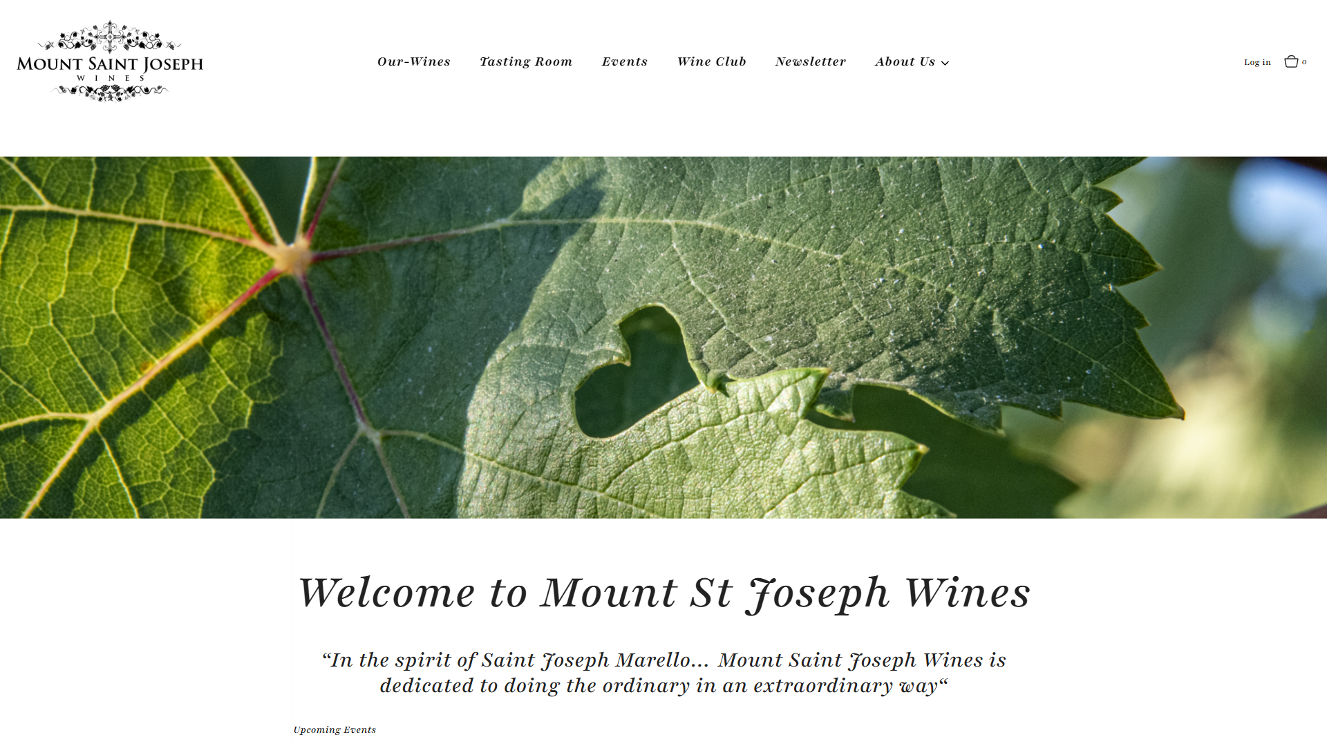 Mount Saint Joseph Wines